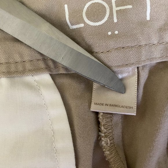 Tan cotton capris - Picture 6 of 10